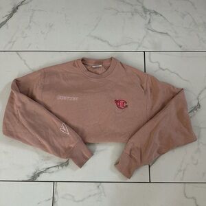 Champion Women's Mauve Crew Neck Sweater